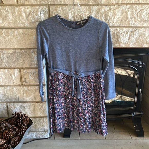 Girls floral dress with bow detail sz XL - Picture 1 of 4